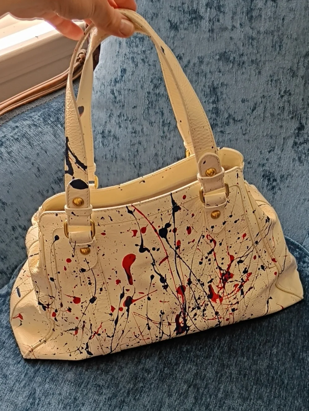 White Patent Leather Fendi Bag - Picture 6 of 14